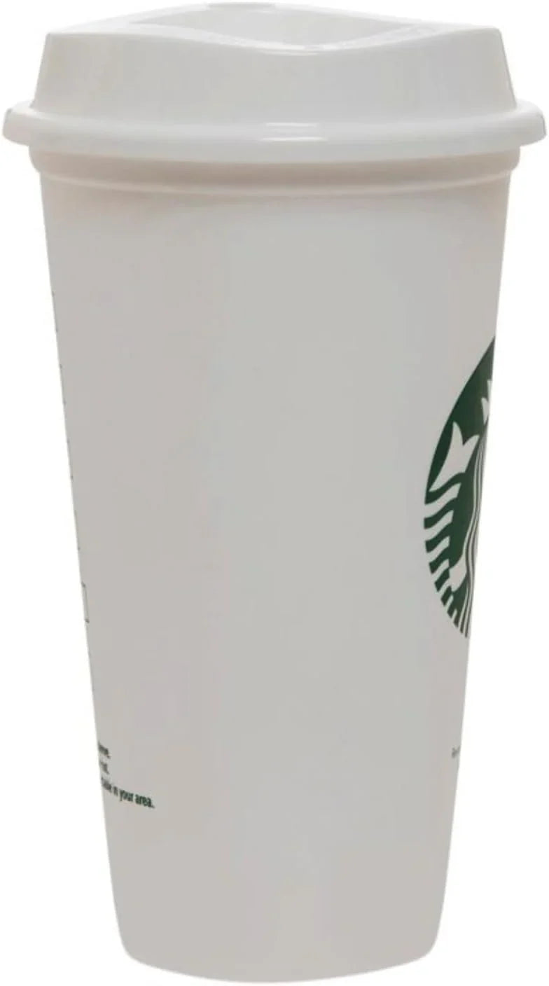 Starbucks Holiday Series 16oz Reusable Hot Drink Cups - Gift Set of 5 with Lids