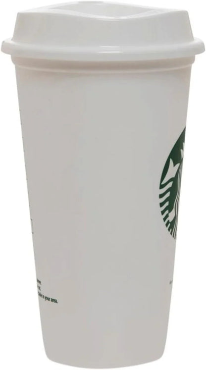 Starbucks Holiday Series 16oz Reusable Hot Drink Cups - Gift Set of 5 with Lids