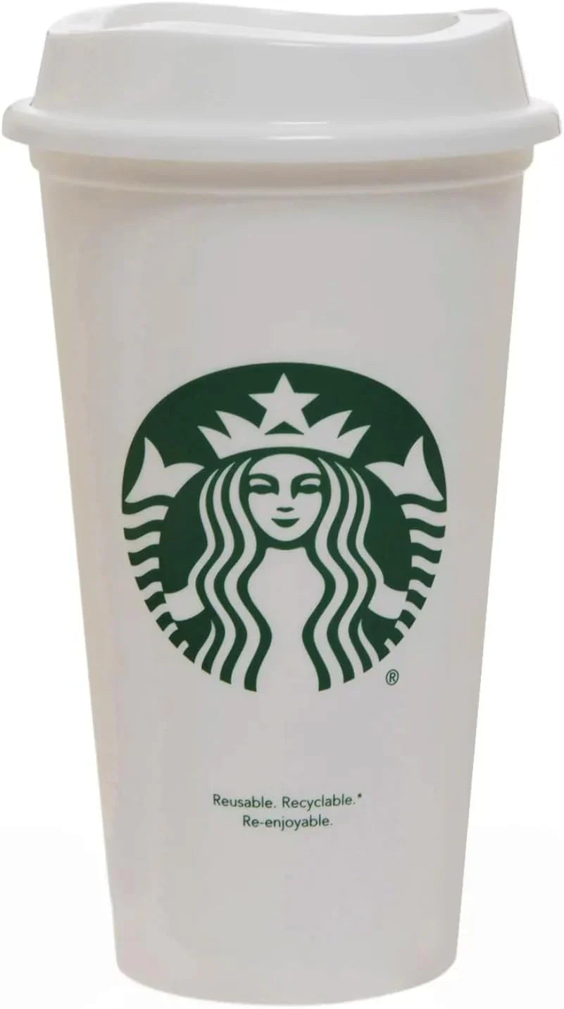 Starbucks Holiday Series 16oz Reusable Hot Drink Cups - Gift Set of 5 with Lids
